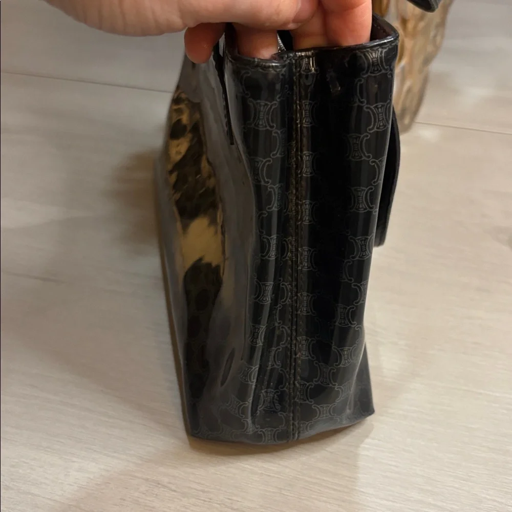 Vintage Celine Macadam PVC Mini Tote‎ – Black 11